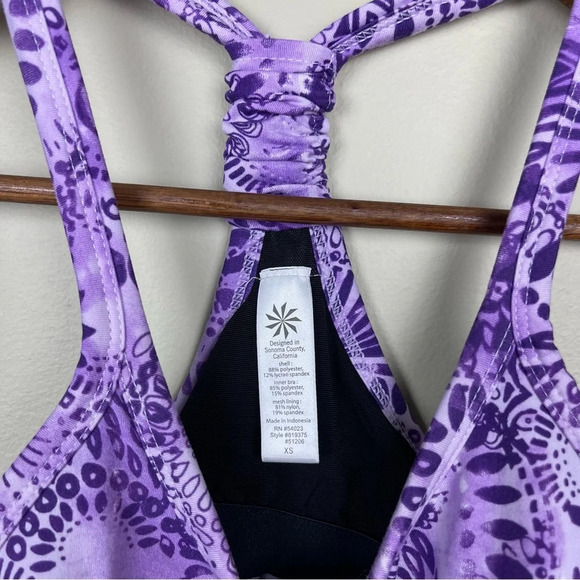 Athleta Privita Yoga Racerback Tank Purple Size XS - Picture 5 of 8